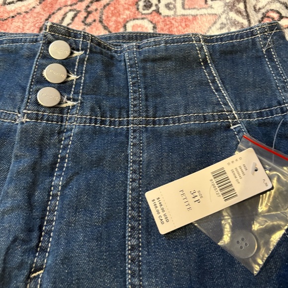 Pilcro Seamed High-Rise Flare Jeans, Size 34 petite - Picture 6 of 15